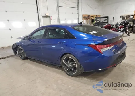 2023 Hyundai Elantra N Line z USA, uszkodzony, nr VIN KMHLR4AF3PU409105